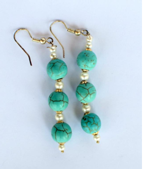 Feroz Stone Earrings