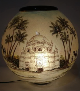 Darbar Camel Skin Lamp